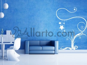 star-tree-wall decals-wall art-wall dubai stickers