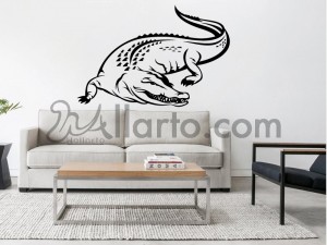 Crocodile, wall decoration stickers, wall design, wall designs, wall digital stickers, wall mural, wall mural sticker, wall prin