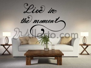 Live in the moment, wallpaper shop dubai, wallpaper dubai shop, wallpaper shop in dubai. wall murals, graffiti, graffiti sticker