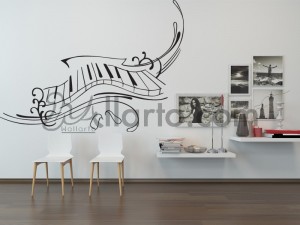 Piano Music, wall sticker decor, wall sticker dubai, wall sticker printing, wall sticker shop, wall sticker shop dubai, wall sti