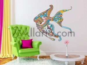 Color fish, digital sticker, dubai print shop, dubai wall decals, dubai wall sticker, dubai wall stickers, dubai wall vinyl