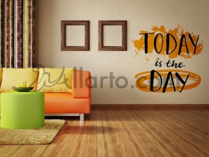 Today is the day, dubai wall sticker, dubai wall stickers, dubai wall vinyl, dubai wallpaper, home decor dubai, home decoration,