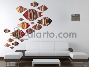 Color fishes, dubai wall sticker, dubai wall stickers, dubai wall vinyl, dubai wallpaper, home decor dubai, home decoration, hom