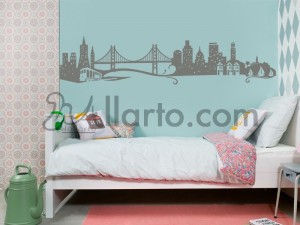 Little world, wall design, wall designs, wall digital stickers, wall mural, wall mural sticker, wall print sticker, wall sticker