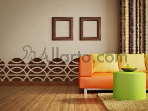 Baroc waves, wall design, wall designs, wall digital stickers, wall mural, wall mural sticker, wall print sticker, wall sticker,