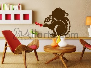 Squirrel, wall decor dubai,wall digital sticker,wall digital stickers,wall sticker printing,wall sticker uae,wall stickers