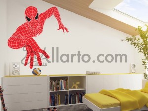 Spiderman return, calligraphy wall decal, calligraphy wall decoration, creative wall decals, creative wall sticker, decal sticke