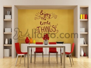 Enjoy the little things, exhibition printing, exibition stand printing, flex printing, vinyl decal sticker, vinyl sticker, vinyl