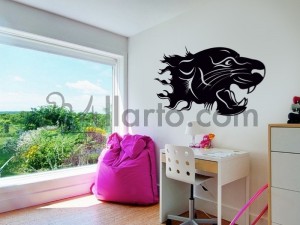 roaring, cker, vinyl art sticker, vinyl digital sticker, tree sticker, artist decal, bedroom sticker, bedroom wall sticker, bedr