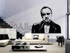 God father, wall vinyl sticker, wallpaper, wallpaper dubai, wallpaper dubai shops, wallpaper for home, wallpaper for living room