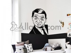 Mr. Bean, wall decals shop, wallpaper shop dubai, wallpaper dubai shop, wallpaper shop in dubai. wall murals, graffiti, graffiti