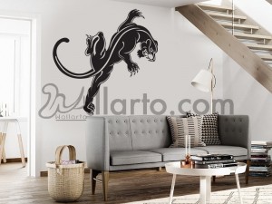 Jaguar, wall decor dubai, wall digital sticker, wall digital stickers, wall sticker printing, wall sticker uae,   wall stickers,