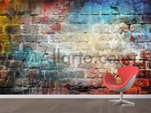 Colored Bricks per Square meter, creative wall sticker, creative wall stickers, decal sticker design, digital   print sticker, d