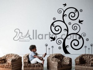 Curving tree, Dubai sticker, wall sticker, Dubai wallpaper, Dubai print, printing digital, wallpaper sticker,sticker shop, wall 