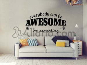 Everybody can be awesome, home interior Dubai, stickers wall, wall graphics Dubai, stickers for walls Dubai, stickers Dubai, wal