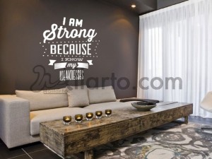 Iam Strong, Dubai print, printing digital, wallpaper sticker,sticker shop, wall decal sticker, wall decal design, sticker home D