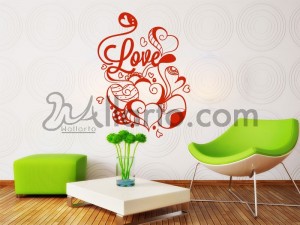 Love Art, uae stickers, decal sticker, decals, stickers, wall decal stickers, wall vinyl decorative,canvas, collage, graphic wal