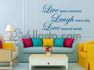 Live Every moment, uae stickers, decal sticker, decals, stickers, wall decal stickers, wall vinyl decorative,canvas, collage, gr