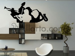 Music Team, sticker home Dubai, Abu Dhabi sticker, wall vinyl decorative, mural design, home interior Dubai, stickers wall, wall