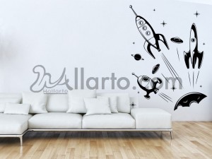 Rocket, Dubai sticker, wall sticker, Dubai wallpaper, Dubai print, printing digital, wallpaper sticker,sticker shop, wall decal 